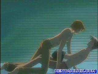 Anime homosexuell mit hardcore anal porno auf couch